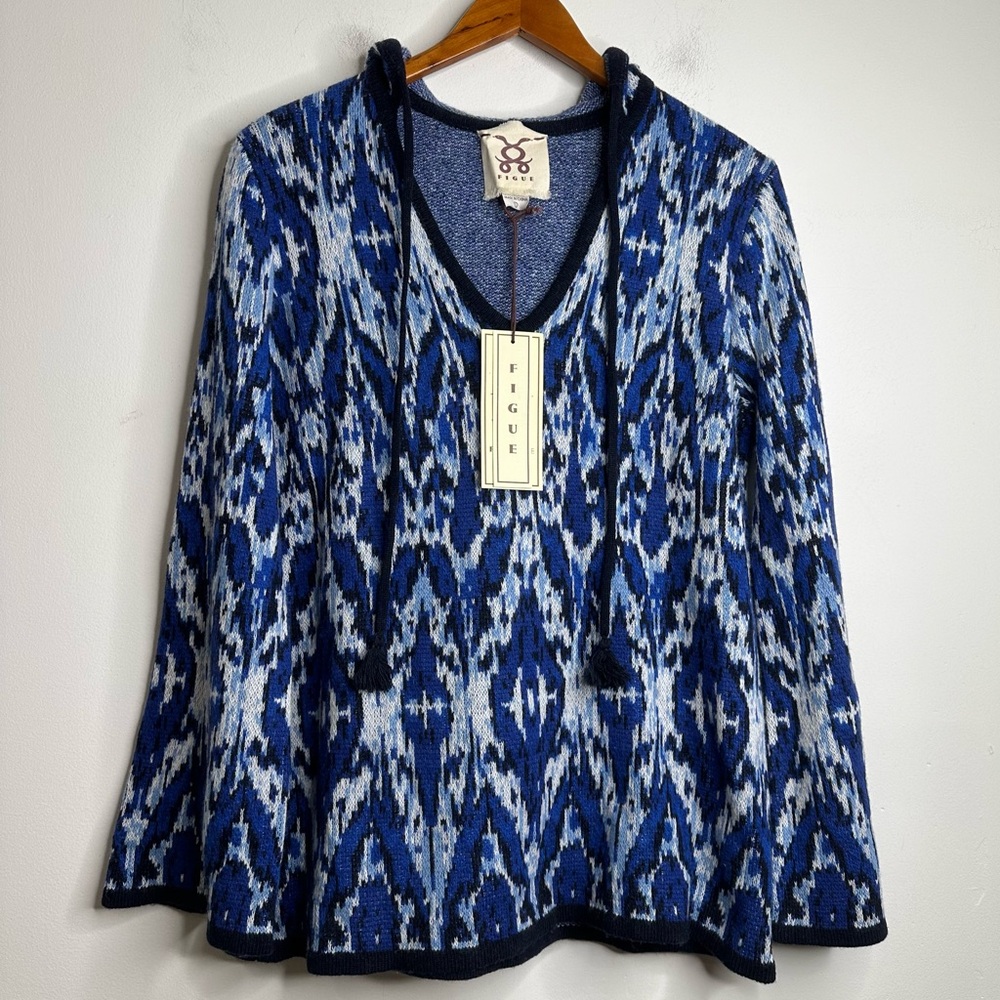 NWT Figue Women’s Milla Hoodie Tunic Size Small